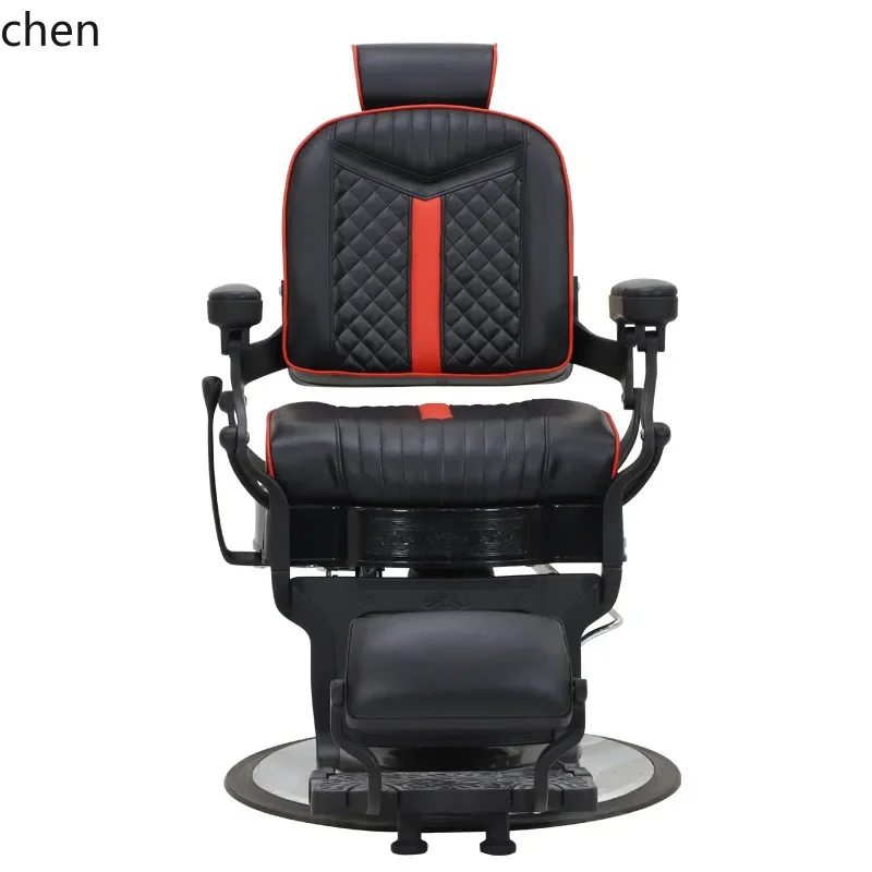 Retro Oil Head Hairdressing Chair Salon Special Haircut Chair