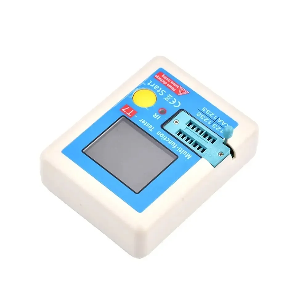 Probador de transistores de LCR-T7, multímetro con pantalla colorida TFT para diodo, MOS triodo/PNP/NPN, condensador, Transistor de resistencia