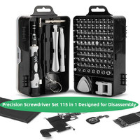 115 in 1 Precision Screwdriver Set For Phone Repair Kit Bits Magnet Mini Screwdriver For Glasses Iphone Watch Screwdriver Set