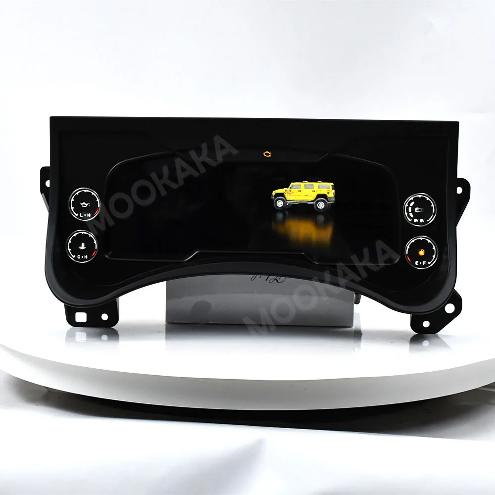 For Hummer H2 2003-2009 Car LCD Dashboard Digital Cluster Virtual Cockpit Instrument Speedometer Multifunctional