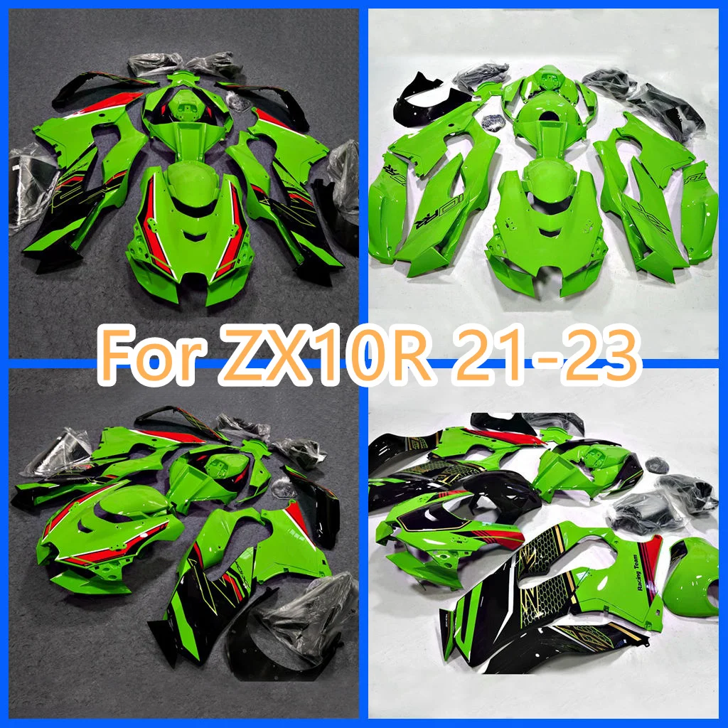 

For Ninja 2021 2022 2023 ZX10R ZX-10R ZX 10R 21 22 23 Motorcycle Fairing Kits ABS Road Racing Body Repair Rebuild Kits