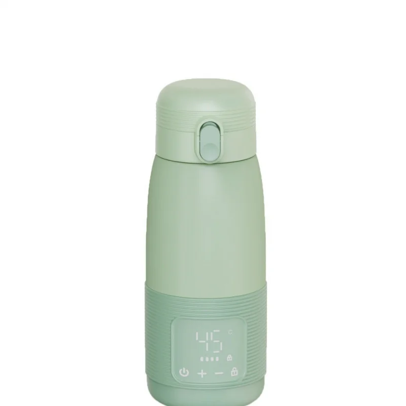 

Wireless Portable Milk Warmer Constant Temperature Cup Hot Water Bottle Milk Warmer Milk Frother Portable Milk Maker for Travel