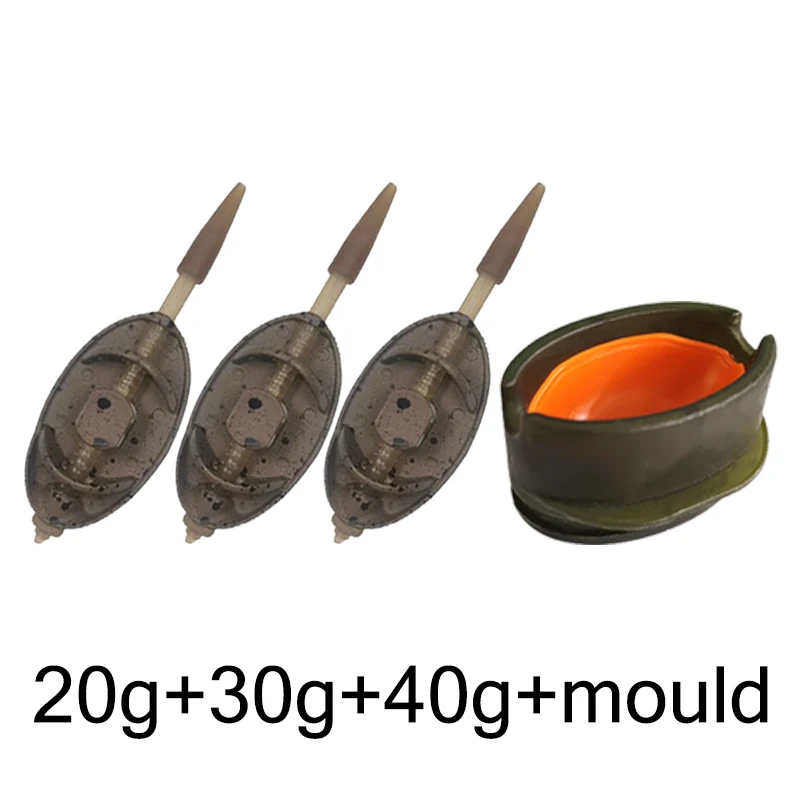 Hochleistungs-Methoden-Feeder-Set, 20 g-50 g rostfreie Schnellspanngewichte aus Zinklegierung | Das ultimative Karpfenangelgerät für alle Zustände