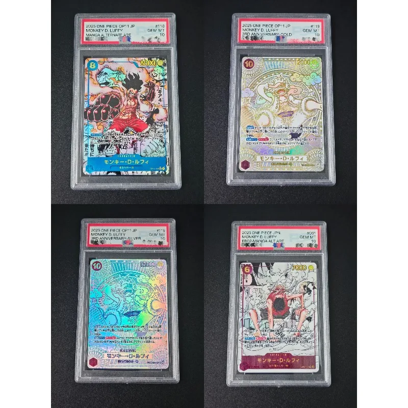 EEN STUK Anime Game Accessoires OPCG Japanse Versie OP11 Verborgen Kaart Luffy Collectie Waardering Kaart Jongen Speelgoed Verjaardagscadeau