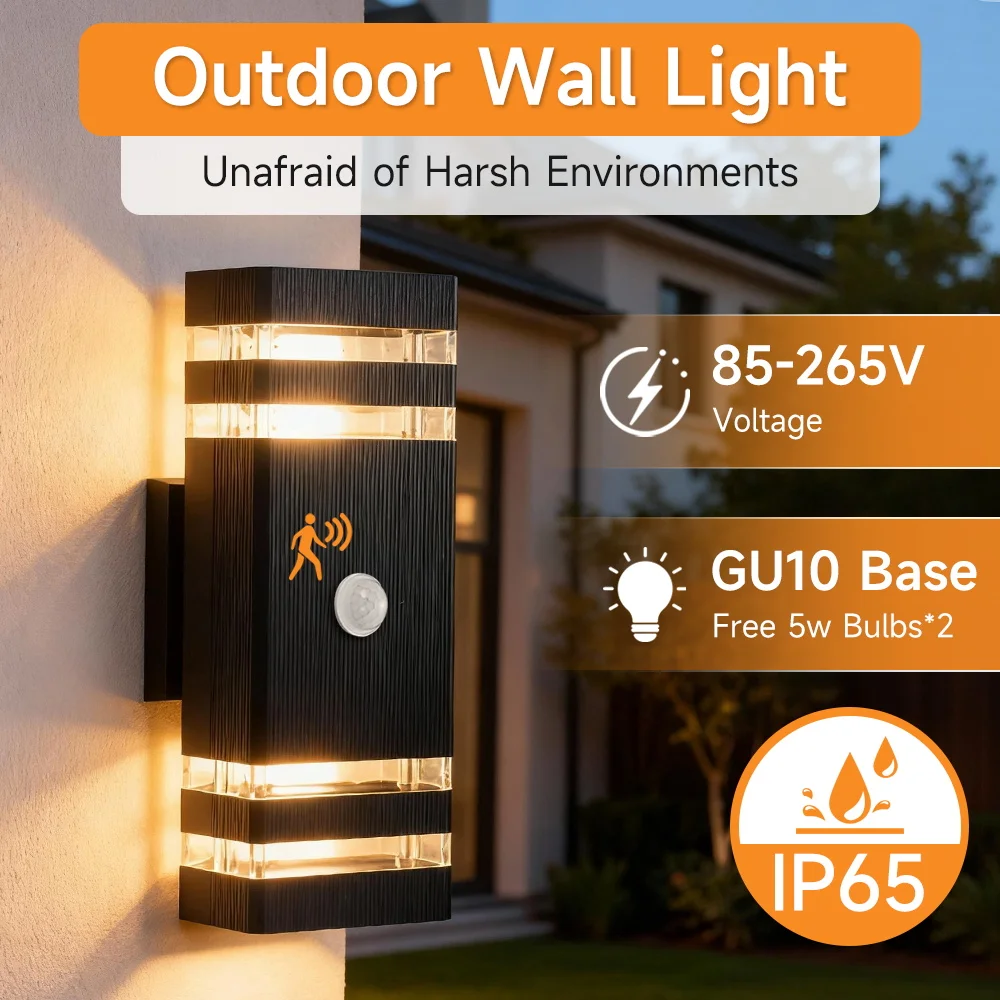 Outdoor Wall Lamp Waterproof IP65 Lighting Garden Wall Sconces  Acrylic for outdoor balconies, gardens,corridors, interior