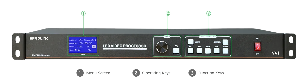 Seamless Scaler & Switcher USB Media Player Expert Model VA1