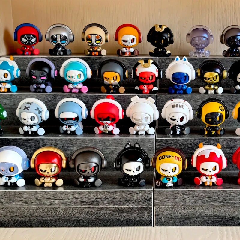 

Mr.Bone Babybone Mini Sitting Posture Skeleton Modeling Series Trendy Toy Window Display Ornament Mystery Box Surprise Fun Gifts