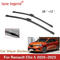 Para Renault Clio Lutecia 5 V BF 2020 2021 2022 2023 limpiaparabrisas delantero de coche ventana parabrisas cepillos cortador limpieza