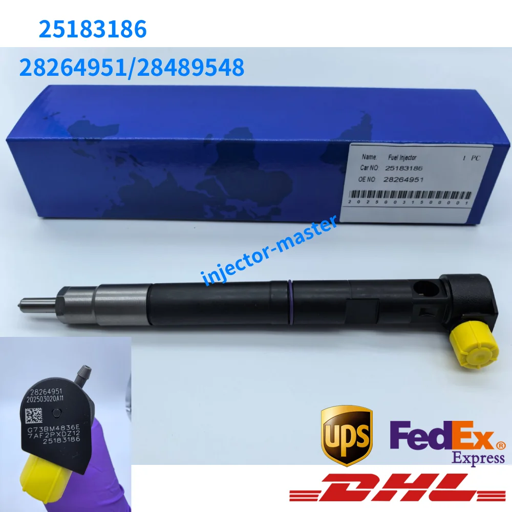 25183186 New Diesel Fuel Injector 28264951 28489548 For C/h-e/v-r/o-l/e-t C/a-p/t-i/v-a 2.2L
