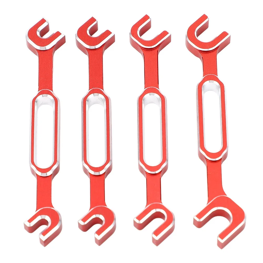 4Pcs/Set Durable Aluminum Alloy RC Car Wrenches 3.0-6.0mm Multifunction Turnbuckle Nut Remover Ball Joint Remover For RC Cars
