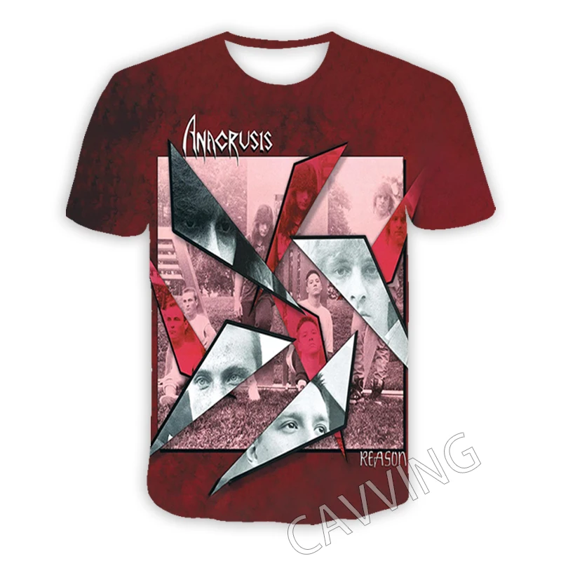 New Fashion Women/Men's 3D Print   Anacrusis-Rock  Casual T-shirts  Hip Hop Tshirts Harajuku Styles Tops Clothing