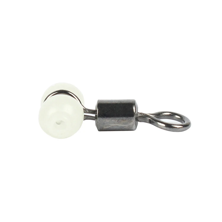MNFT 100Pcs Luminous 3 Way Durable Fishing Swivels Sea Fishing Accessories Rolling Swivels Connector Sea Fishing Hook Size L S