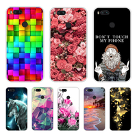 For Xiaomi Mi A1 Case Silicon Soft Cute TPU Back Cover Phone Case For Xiaomi MiA1 Mi 5X Mi5X Xiomi Mi A1 Silicone Case Fundas