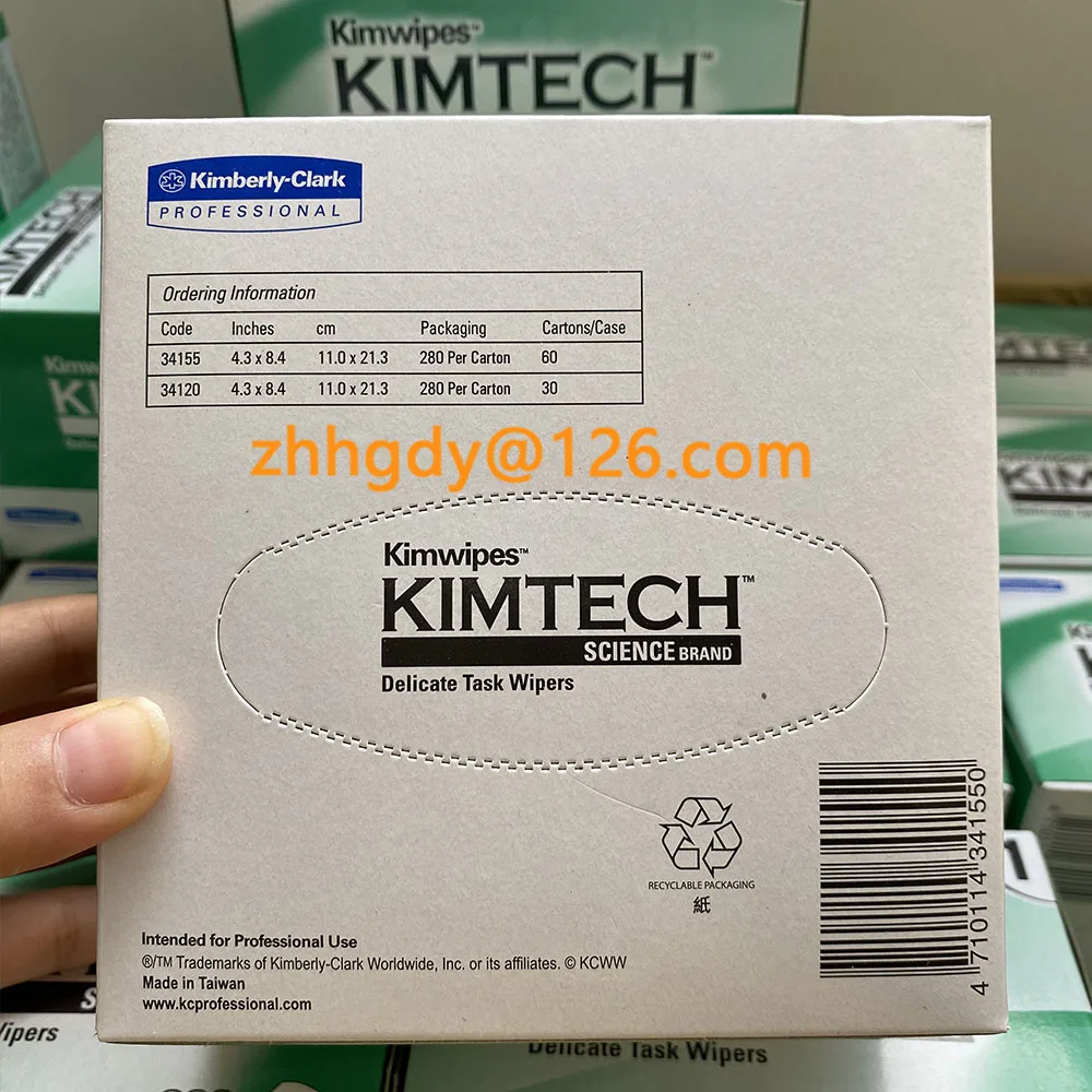 도매 가격 280 물티슈 KIMTECH Kimwipes 섬유 청소 종이 패키지 kimperly 물티슈 광섬유 닦아 종이 미국 수입