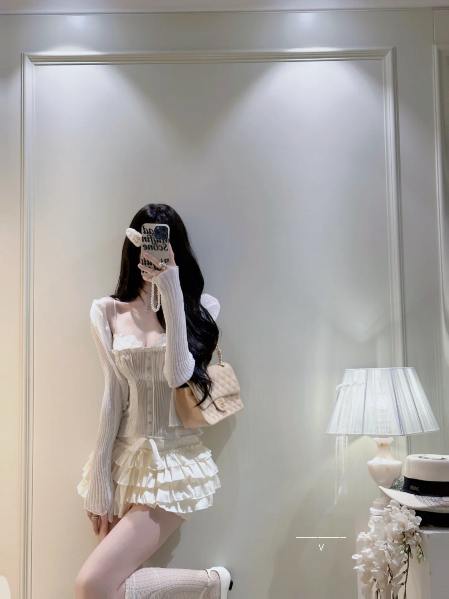 

Romantic Retro Lace Satin Bridesmaid Dr with Strap Top And orts Heavy Embroidery Floral Print Long Sve V Ne Button ...