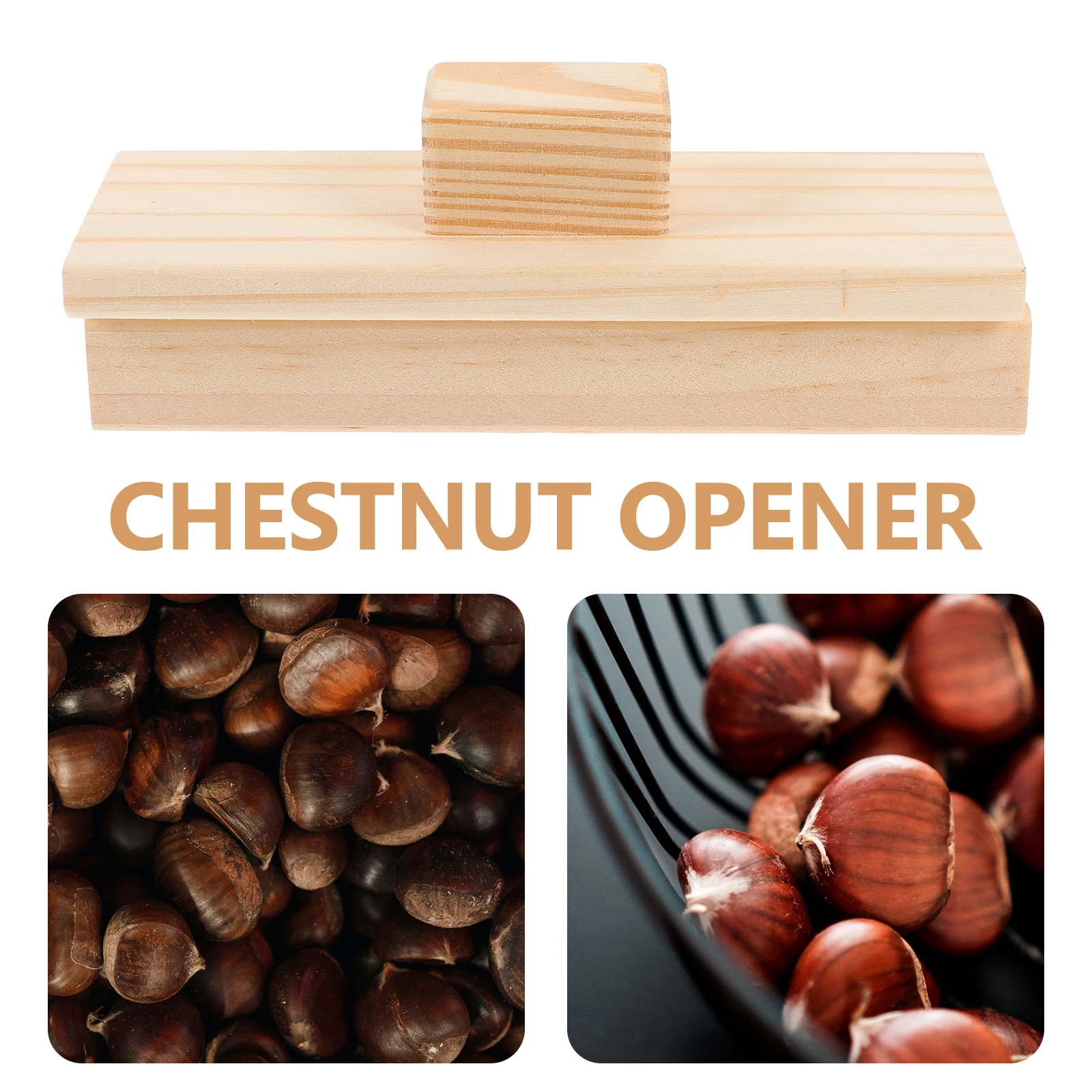 

Chestnut Opener Nutcracker Shucker Tool Lightweight Kitchen Gadget For Chestnuts Walnuts NonSlip Handle Practical Manual