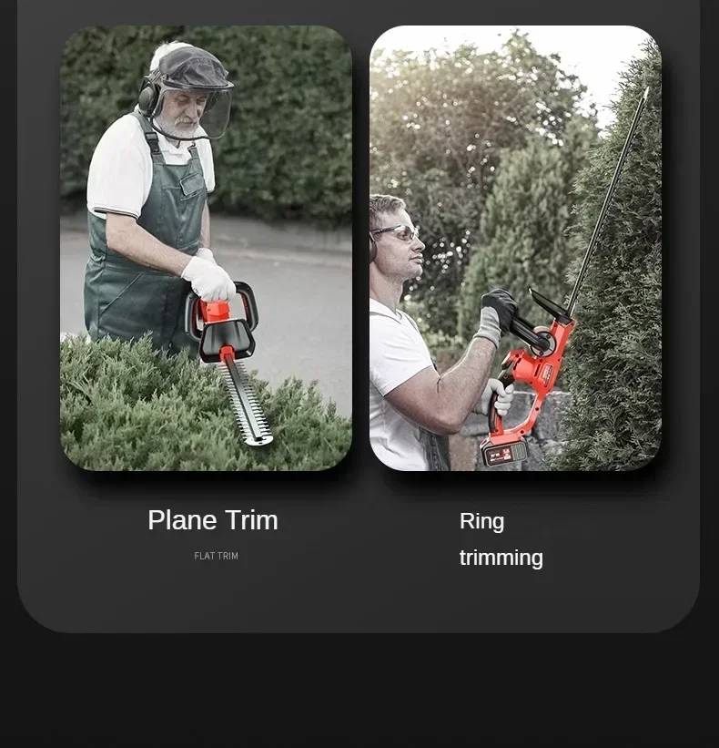 Powerful Electric Pruning Shears for Efficient Hedge Trimming and Tea Tree Pruning