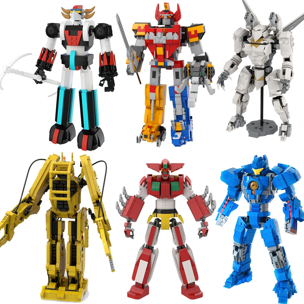 

MOC Mecha BT-7274 Vanguard-classs Robots Game Movie Anime Figures UFO Mech Robot Grendizer Space high-tech Model Blocks Kid Toys