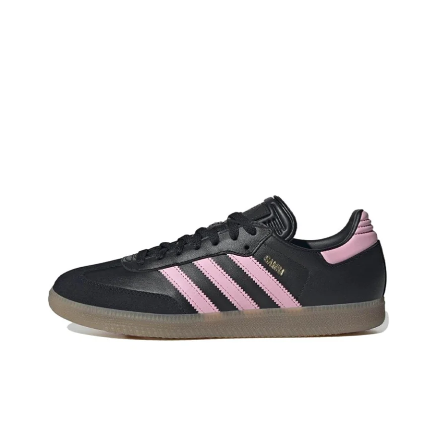 INTER MIAMI CF x adidas Anti slip Low cut Men's and Women's Comfortable, Simple and Fashionable Black Board Shoes