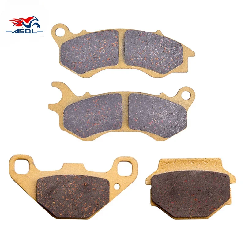 

Motorcycle Accessories Front Rear Brake Pads Disc Tablets For PEUGEOT Django 125 Allure SBC 4T/190mm Rear Disc 2014-2021 2020 19