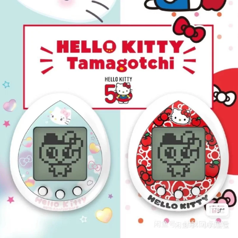 

2024 Bandai Подлинная Ограниченная серия Hello Kitty Tamagotchi электронный питомец коллекция настольная детская Подарочная кукла подарок