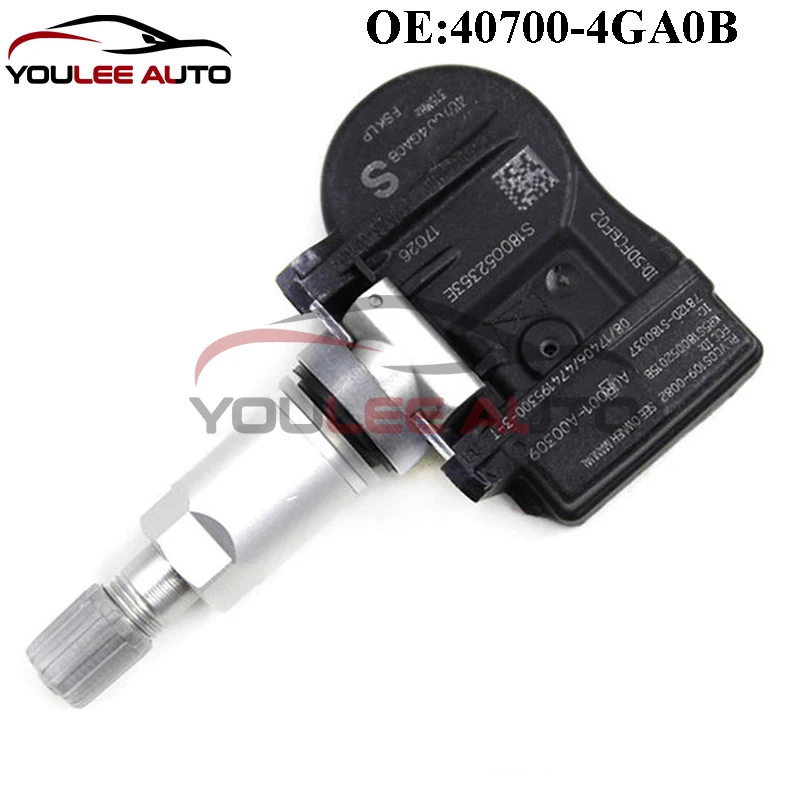 4PCS High Quality New 40700-4GA0B 407004GA0B TPMS Tire Pressure Sensor 315MHZ For Infiniti Q50 3.5L 3.7L V6 2014 2015 Auto Parts