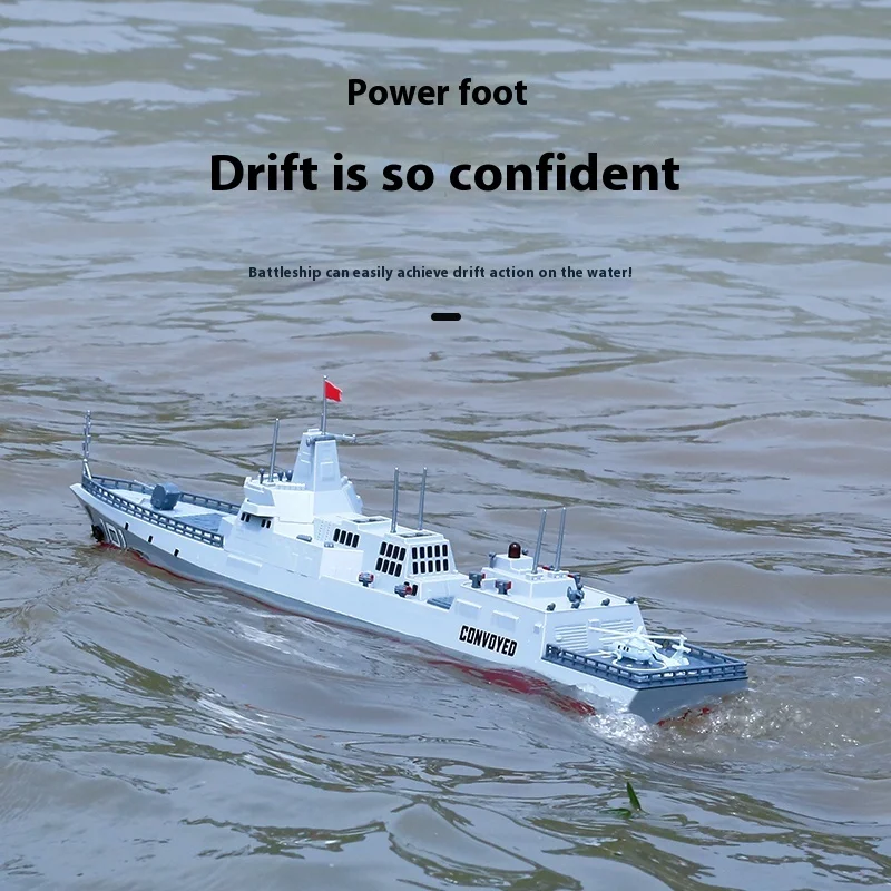 2.4g كامل النطاق التحكم عن بعد Jy-9803 محاكاة المدمرة الجديدة محرك مزدوج مقاوم للماء الكهربائية التحكم عن بعد النموذج العسكري
