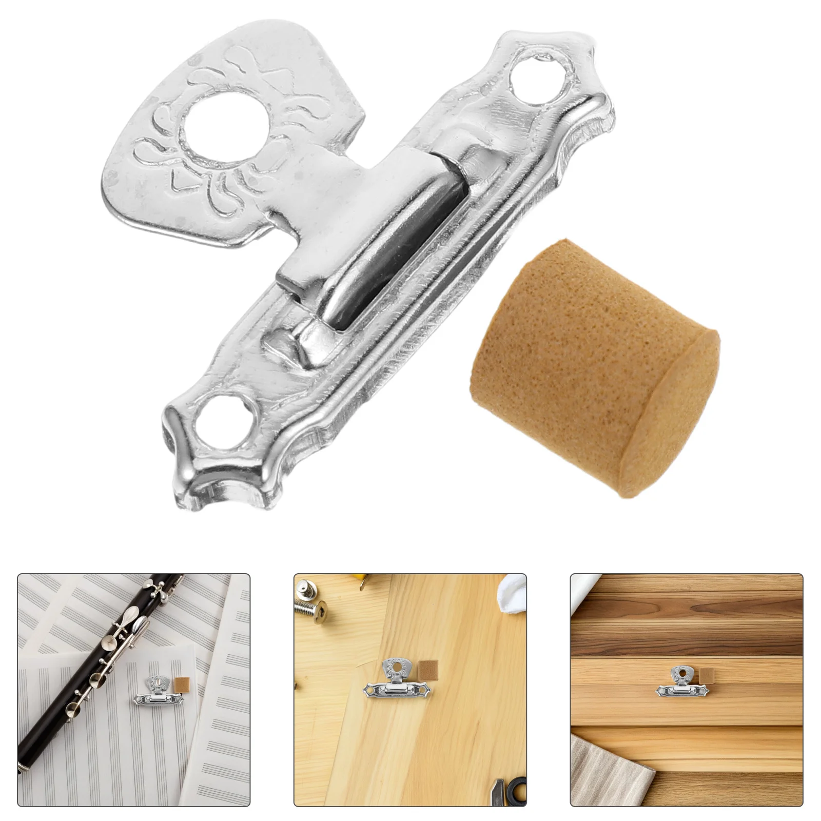 

1Set Metal Instrument Accessories Hulusi Repair Kit Sound Hole Plugs Plum Blossom Design Flute Parts for Musical Instrument