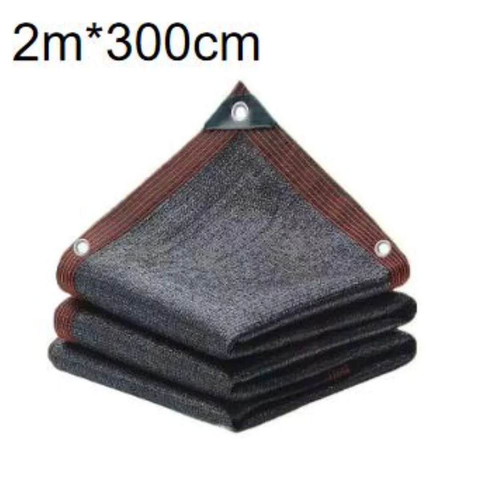 UV Protective Thickened Shade Net Polyethylene for Garden Terrace Carport Outdoor Use Water Permeable 6 Seam Reinforced Edge