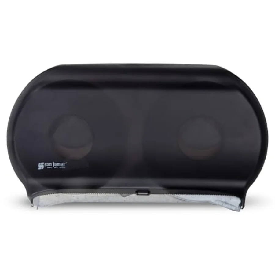

- SJMR4000K R4000K Twin 9" Jumbo Tissue Dispenser Blk Pearl 2" x 9" x 5.3"