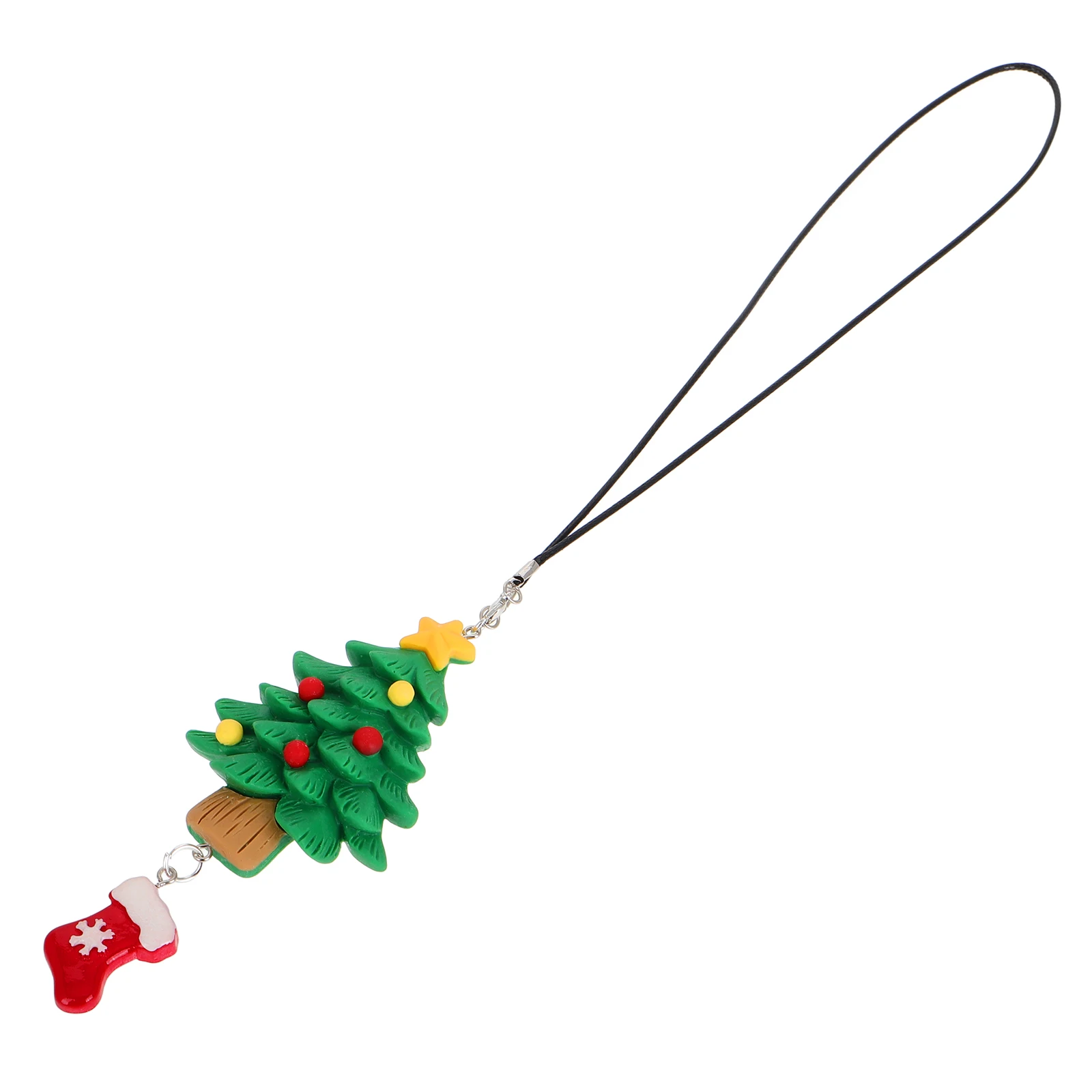 

Rear View Mirror Decorative Pendant Christmas Car naments Accessories Cartoon Design Durable Plastic Smooth Texture Various
