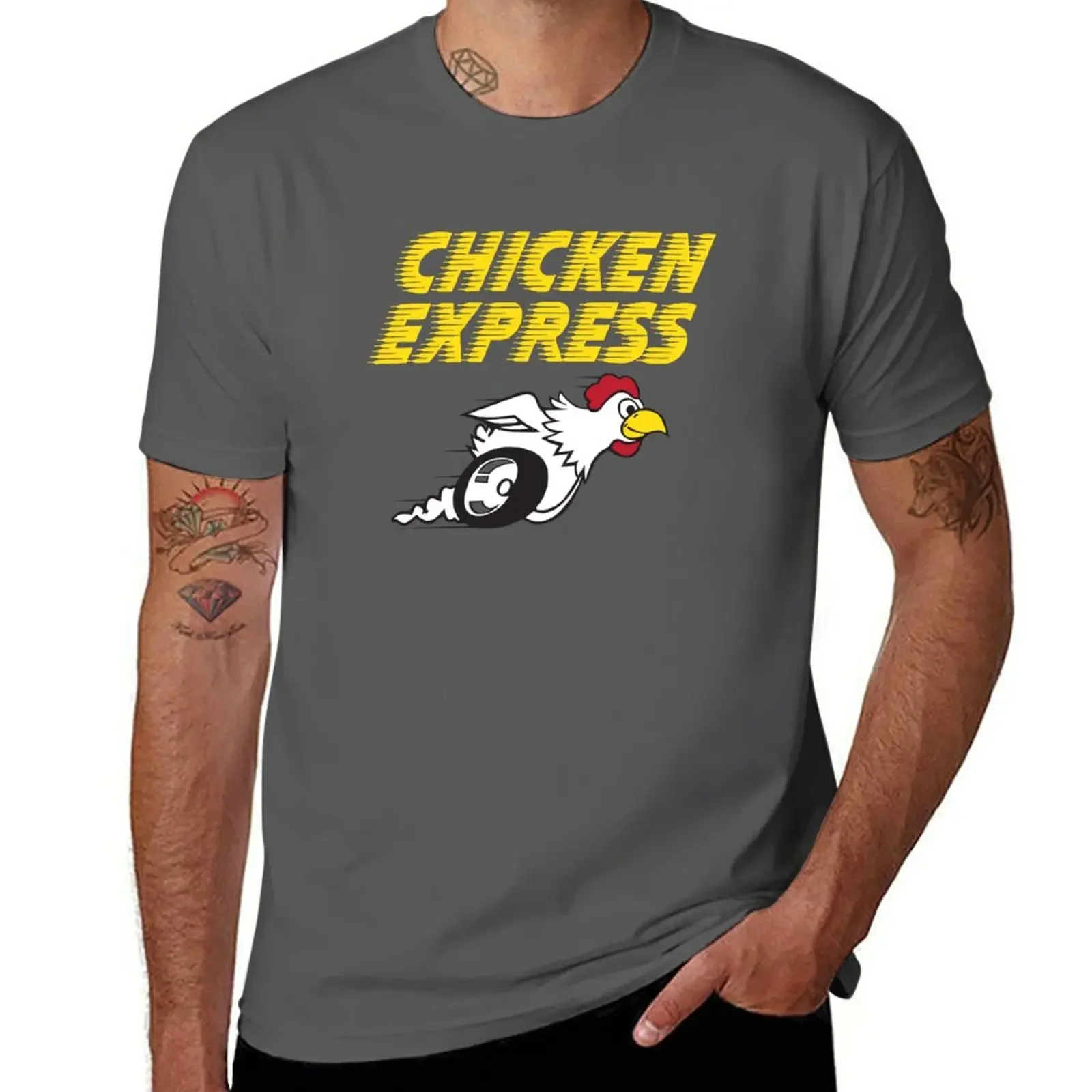 Chicken Express T-Shirt funny t shirts plus size tops cute tops Men's t-shirts