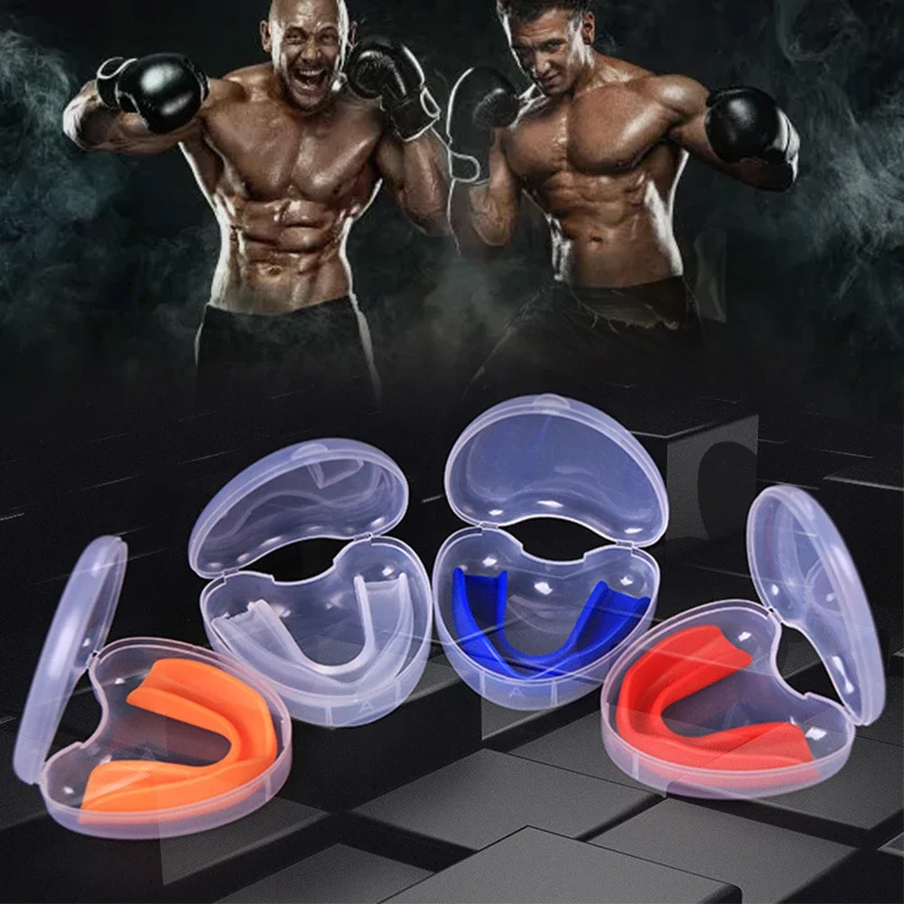 Sports Mouth Guard For Boxing Basketball Rugby Karate EVA Teeth Protector Adult Children Mouthguard Tooth Brace Protection