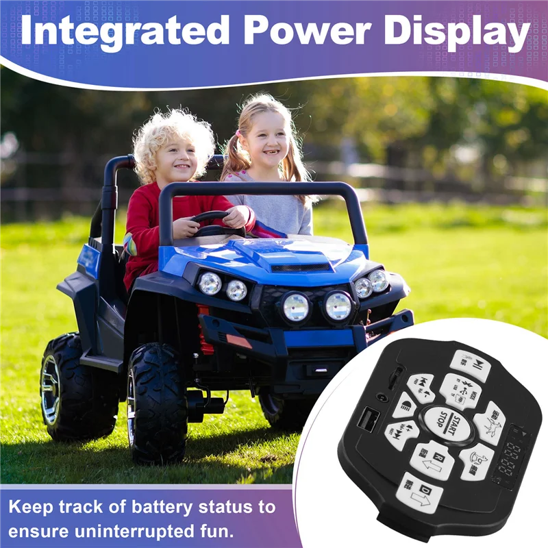 B94A Central Control Module Children's Electric Vehicle Central Control Module Power Display, Bluetooth Music