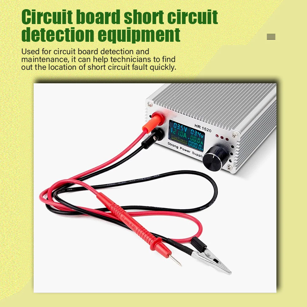 HR1520 Professional Motherboard Short Circuit Tester 15V 20A Test Parameters Adjustable for Cellphone Repairing Testing Use