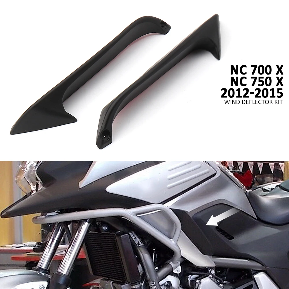 New Motorcycle Accessories Front Air Deflector Kit Black For Honda NC700X NC750X NC 700X NC 750 X 2012 2013 2014 2015