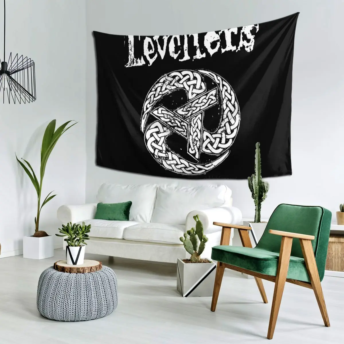 Levellers Tapestry Art Wall Hanging Aesthetic Home Decoration Tapestries for Living Room Bedroom Dorm Room