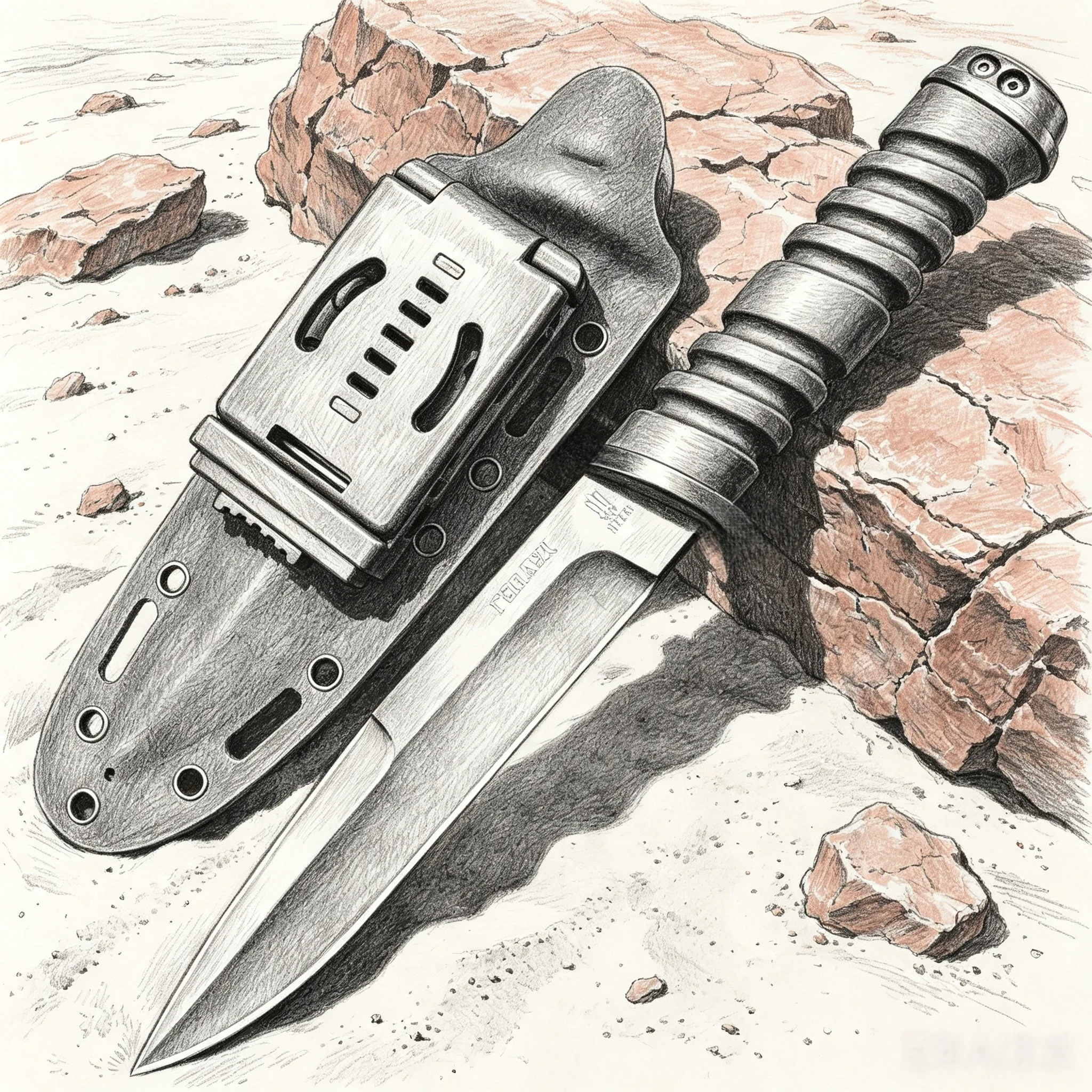Ukrainian high-hardness outdoor knife, made of DC53 steel, suitable for camping, fishing and adventure, as well as emergency use
