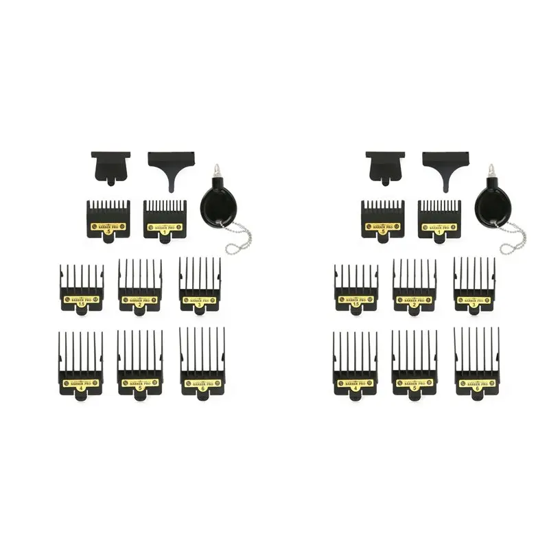 ABBZ-2X Premium Clipper Guards For Babyliss Barberology FX825, FX870, FX880, And FX673 Clippers,Trimmer Replacement Guards