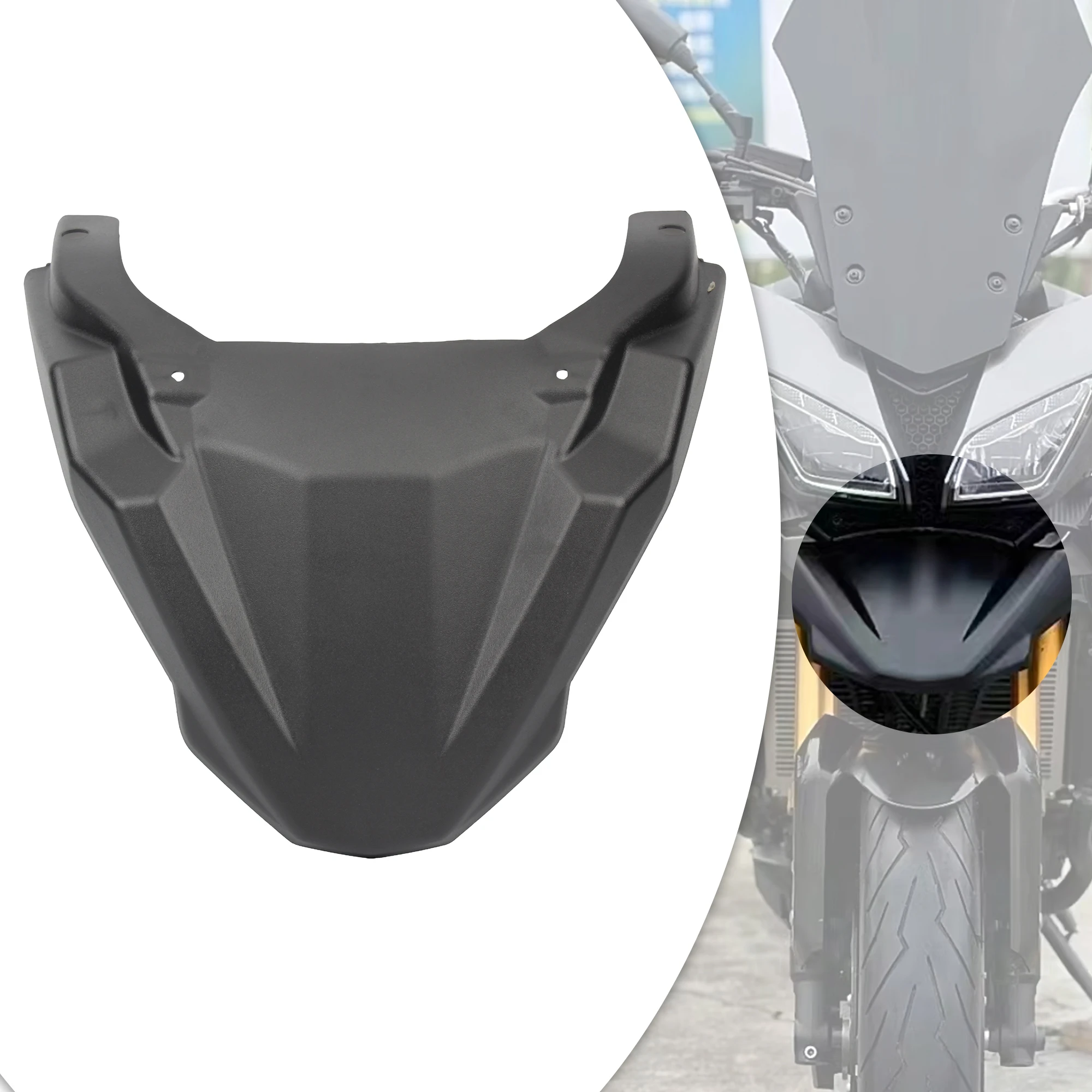 Motorcycle Front Fender For Yamaha MT 09 FJ 09 Tracer 900 2015-2020 Nose Cone Beak Extension Lip Conversion Universal Parts - view 3