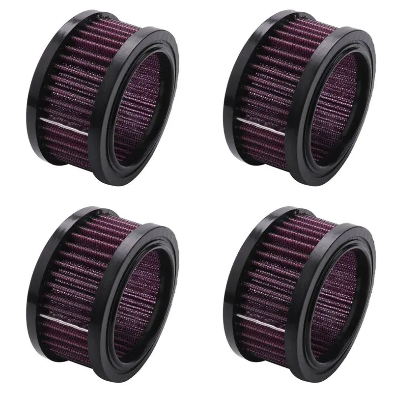 Practical 4X Motorcycle Universal Replacement Air Cleaner Intake Filter For Sportster Xl 883 1200 48 2004-2018