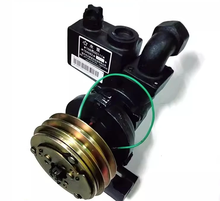 Cast iron centrifugal water pump 12V/24V electromagnetic clutch assembly for 5163 road sweeper