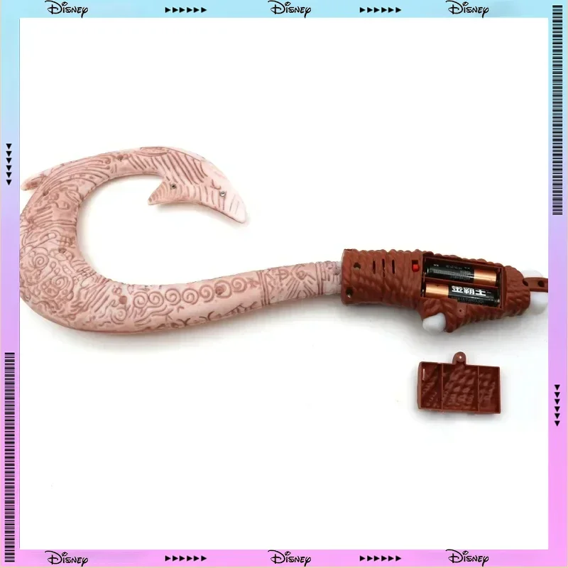 Anime Ocean Adventure Moana Coltello da amo Disney Cosplay Arma di Maui con luci Puntelli Cosplay per bambini Regalo di Natale