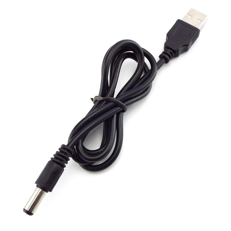 USB 5V to DC 5V 9V 12V Power Boost Line Adapter USB to DC Jack Round Hole Connector Converter Cable USB Step-up Cord