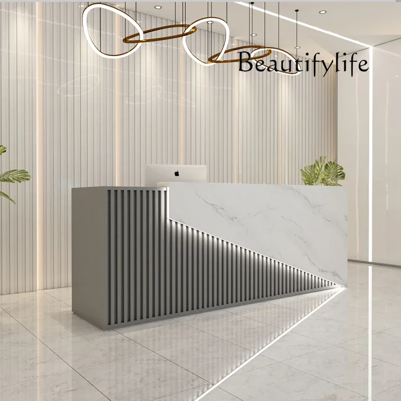 neuer französischer Stil im französischen Stil nach Maß. Hochwertiger weißer moderner Kasse, modernes Design, Lebensmittelgeschäft, Kasse, Bargeld