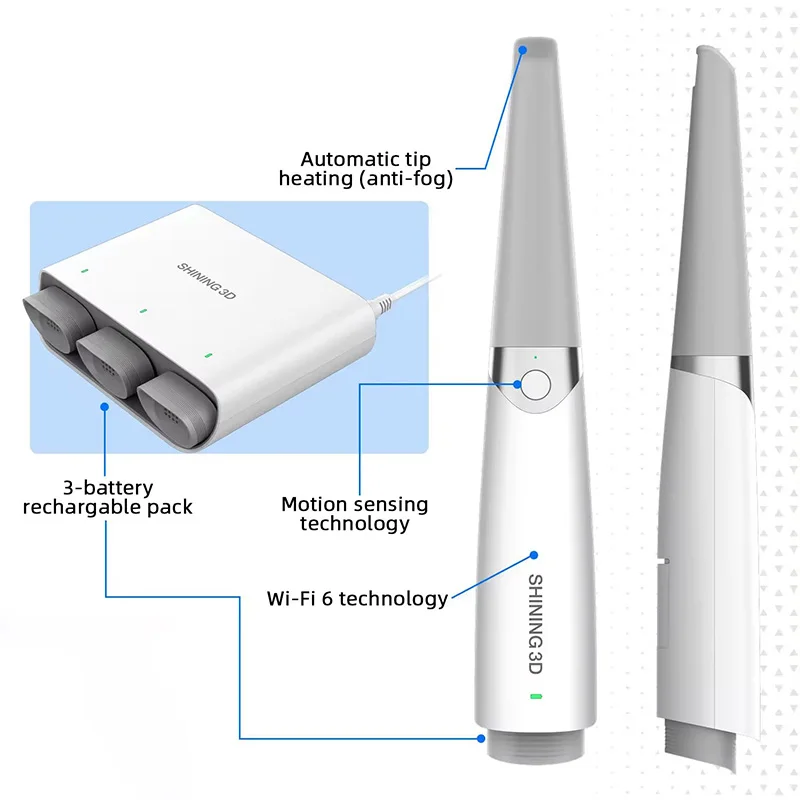 Aoralscan 3 Wireless Shining 3d scanners intraorale intra oral scanners 3d dentals intraoral scanners/Wireless Intraoral Scanner