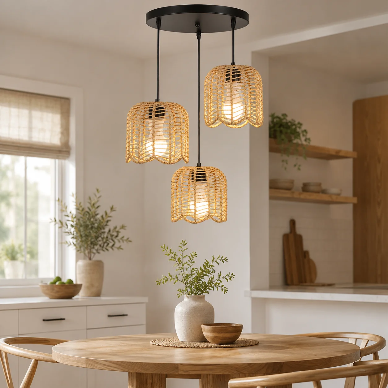 JOYINLED Farmhouse Handgeweven - Wicker Pendant Shade recensie en prijs