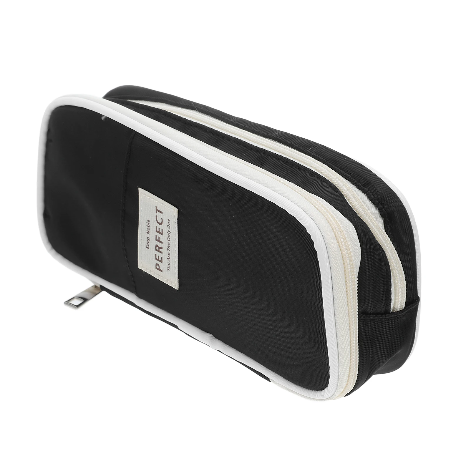 

Zippered Pencil Case Bathroom Cabinet Door Organizer High Capacity Aesthetic Bag Child