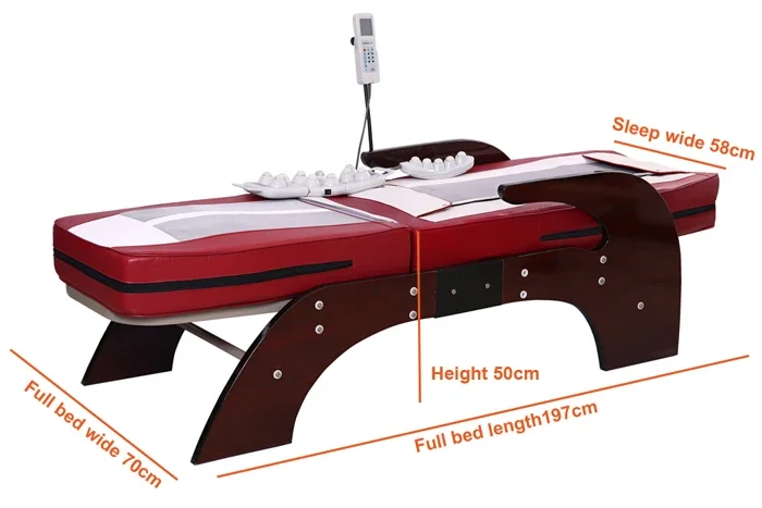 YUNYI الكورية حجر اليشم العلاج الأشعة تحت الحمراء كامل الجسم سرير تدليك كهربائي سبا سرير تدليك الجمال الصانع الصين