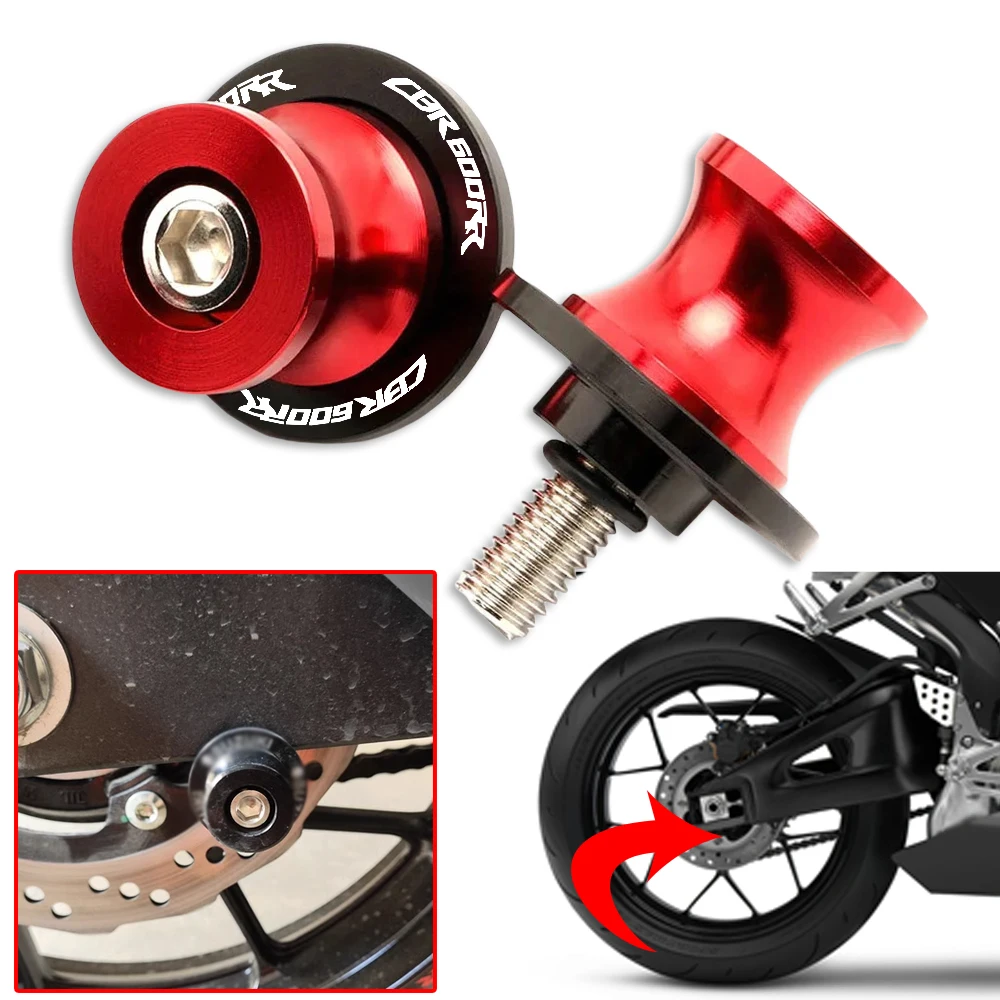 

Fit For Honda CBR 600RR CBR600RR CBR 600RR 2004-2022 Swingarm Spools Rear Stand Motorcycle Stand Screw Swingarm Spools Slider
